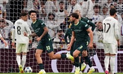 欧冠之王伯纳乌崩盘，英超霸主曼城1-2逆转掀翻皇家马德里