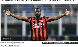 意甲：米兰球员托莫里接受采访时表示，我会努力适应阿莱格里的战术，去竞争主力位置