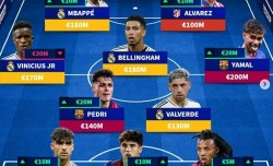 德转列更新后西甲最贵阵：亚马尔领衔，姆巴佩、贝林厄姆在列